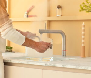 RVS Quooker kokendwaterkraan voor water en energie besparen