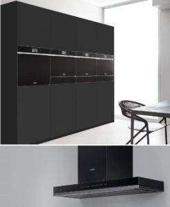 Zwarte keuken: Whirlpool zwarte ovens en afzuigkap, W11 collectie Zwarte keuken: Whirlpool zwarte ovens en afzuigkap, W11 collectie