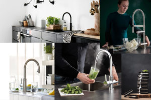 Zelf kruiden kweken in de keuken: Quooker Fusion en Quooker Flex + Selsiuz kokendwaterkraan en Selsiuz XL – verse munt van Mae Mu, Unsplash.com 