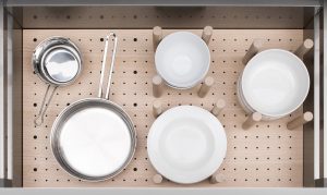 Häcker MOVE flexibele lade indeling pannen + servies