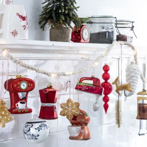 Kersthangers in keukenapparaten figuren, Intratuin kerst 2020