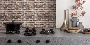 PITT cooking Professional op Evora Ceramics keukenblad – Dekker Zevenhuizen