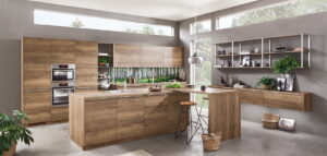 Decor houten keuken, Nobilia