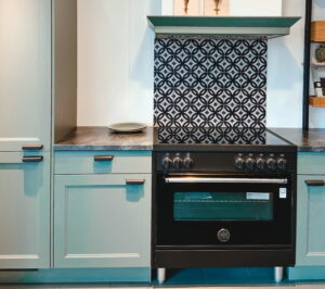 Foto: Zwarte Bertazzoni inductie fornuis Prime Line Zwarte Bertazzoni inductie fornuis Prime Line