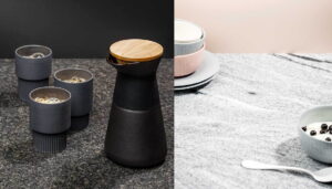 Granieten aanrechtbladen, Evora Granite Impala zwart en Bagalore wit