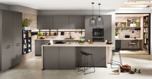 Wandrek railsysteem Sign Emotion, Nobilia keuken Laser 414