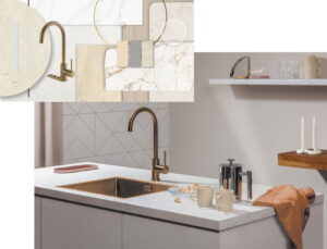 Wellbeing lichte keuken trend 2024 moodboard Wellbeing lichte keuken trend 2024 moodboard