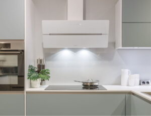 Stille afzuigkap: Elica design wandafzuigkap wit